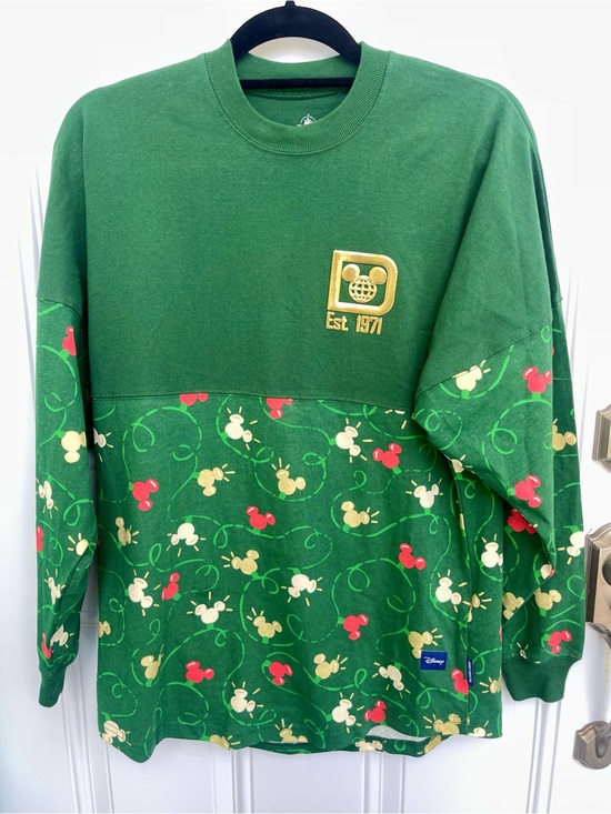 Disney Tops - Disney Parks Walt Disney World Mickey Mouse Icon Holiday Lights Spirit Jersey XS
